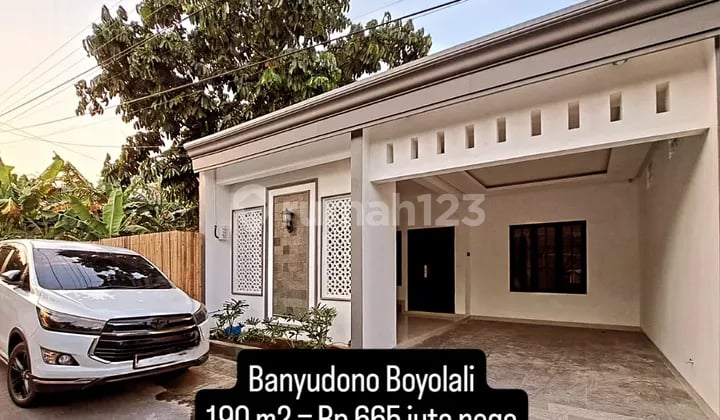 Rumah Cantik Lahan Luas 190 M2 Di Banyudono Boyolali