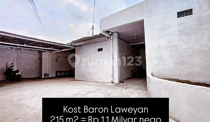 Kost 213.0 M² di Baron Panularan Laweyan Bebas Banjir