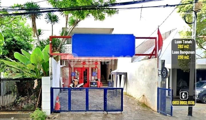 Rumah Ex Cafe Resto Dekat Hotel Dharmawangsa, Kebayoran Baru