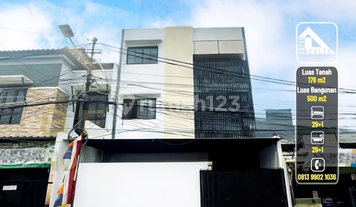 Rumah Kost 29 Kamar Penuh di Cipete Utara, Kebayoran Baru