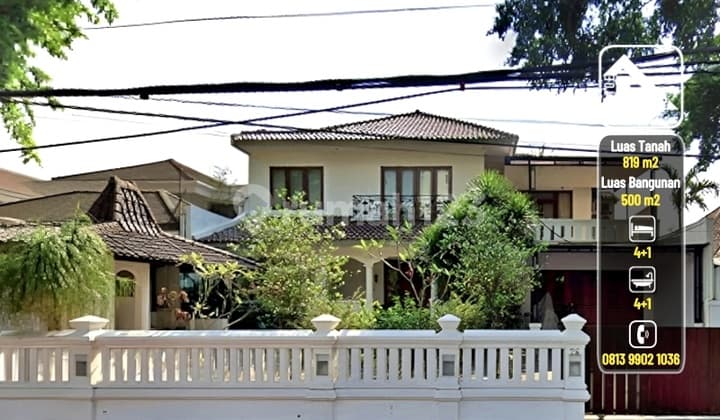 Rumah Mewah Terawat di Jl. Surabaya, Menteng, Jakarta Pusat