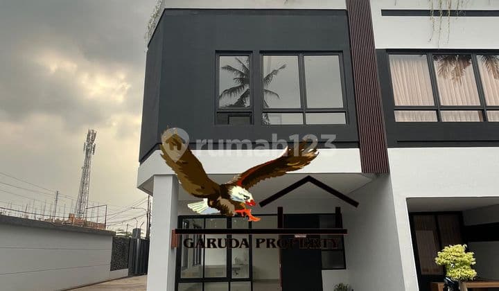 Rumah Baru Minimalis Dalam Cluster Di Pondok Cabe One Gate System, Lay Out Bagus, Ada Roof Top