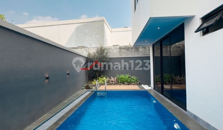Rumah Siap Huni Di Ampera Kemang With Private Pool Modern Minimalis.