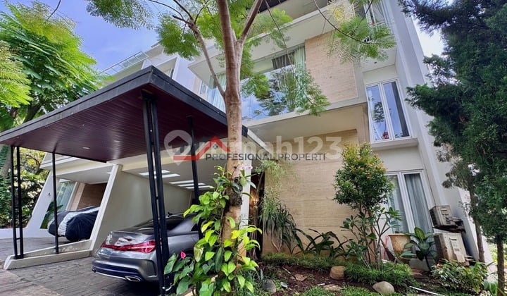 Rumah Tropical Minimalis Fully Furnished Dalam Townhouse Kemang,Jakarta Selatan.