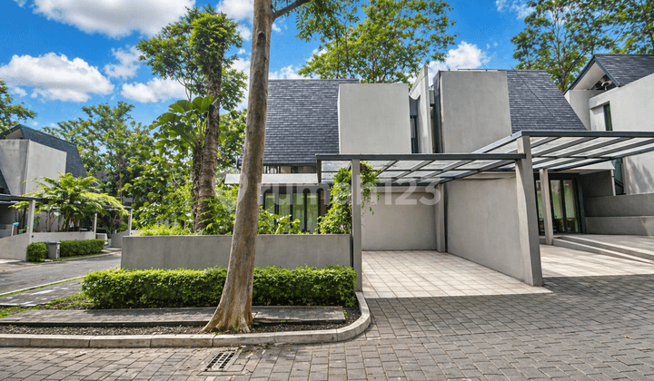Tropical Minimalist House in Yve Cinere Semi-Furnished with Spacious Yard