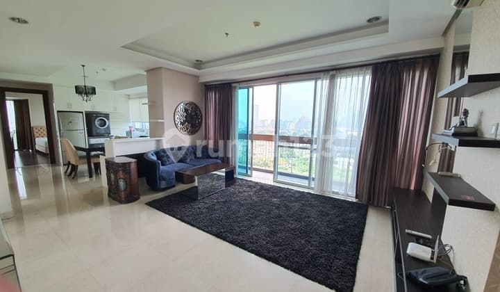Nice Layout and View 2BR 146sqm Full Furnished in Kemang Mansion