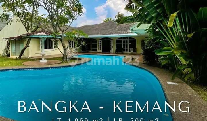 Rumah 1 Lantai Luas 1.069 M2 Kemang Bangka