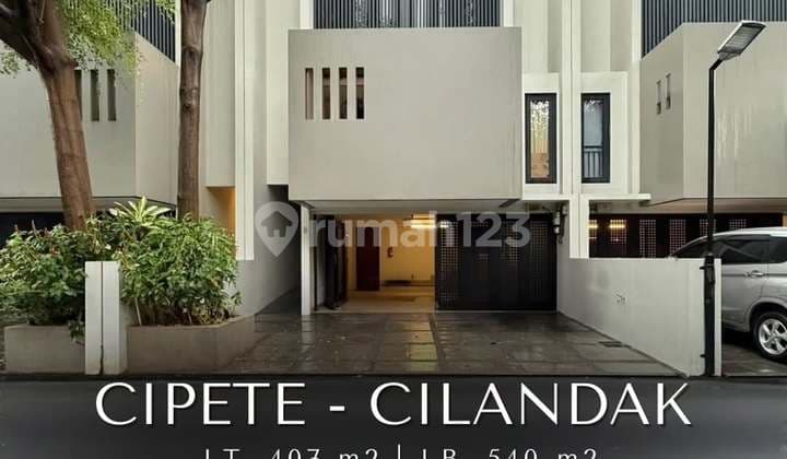 Townhouse Modern Tropis Deket Mrt Cipete Siap Huni
