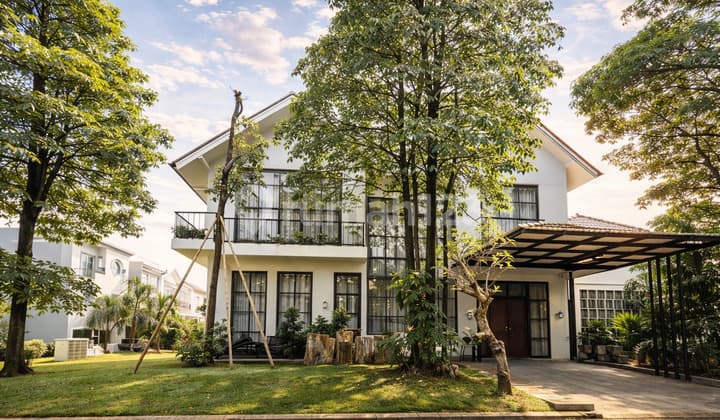 Rumah Cantik Bangunan Mandiri dan Artistik Cluster Aristoteles Summarecon Gd.serpong