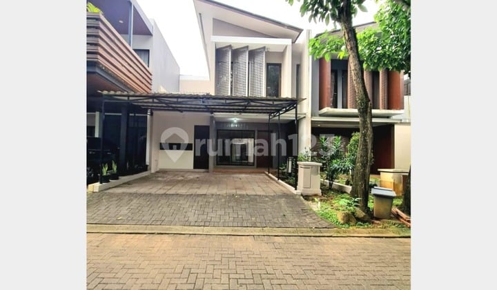 Termurah di De Park BSD City, Rumah Depan Taman Lokasi Nyaman dan Tenang