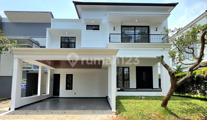 Brand New Independent Modern Classic Design House at Icon Cosmo BSD City Near Toll Exit, Aeon Mall, Modern Market, and Cisauk Station.