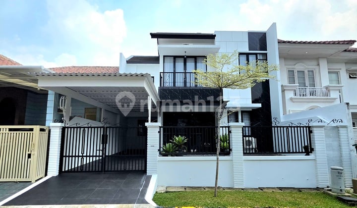 Rumah Brand New, Cantik, Fully Furnished, Siap Huni Tinggal Bawa Koper di Puspita Loka BSD City Dekat Exit Tol., Pasar Modern , Sekolah Al Azhar dan Santa Ursula