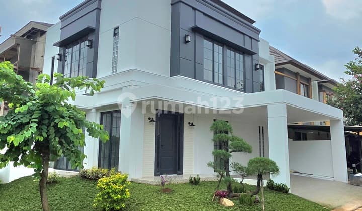 Brand New Independent Beautiful House Corner Position, 2 Floors, Sports Club Inside the Cluster at Kireina BSD City