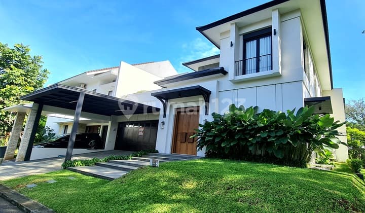 Rumah Brand New Bangunan Mandiri, Marmer, Kayu Jati Lay Out Maksimal Di The Green Bsd City