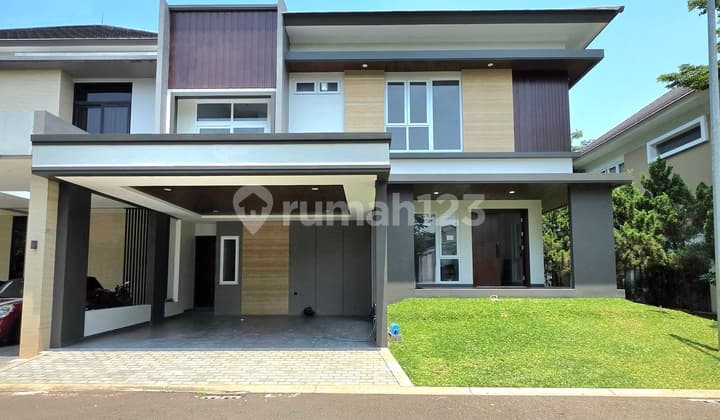 Rumah Hoek Brand New Bangunan Mandiri Hadap Timur Di Icon Cosmo Bsd Dekat Exit Tol, Stasiun Kereta, Pasar Modern Intermoda Dan Aeon Mall