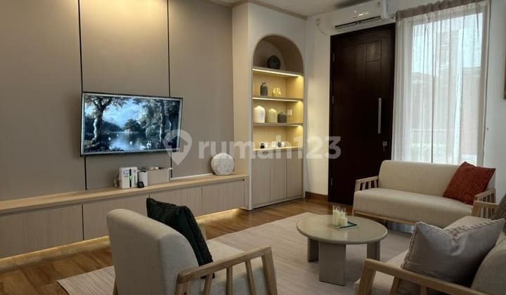 Rumah Cantik 3 Lantai Furnish Japandi Whelford Greenwich BSD City