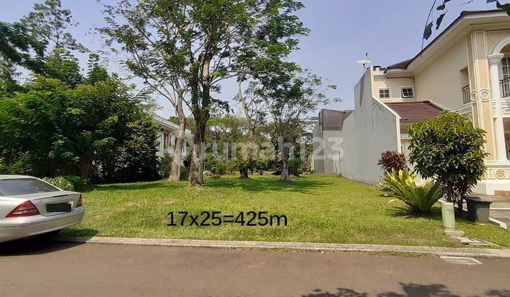 Dijual Cepat Kavling Luas 425m Hoek Taman Lokasi Bagus Lingkungan Nyaman di The Green Bsd M16