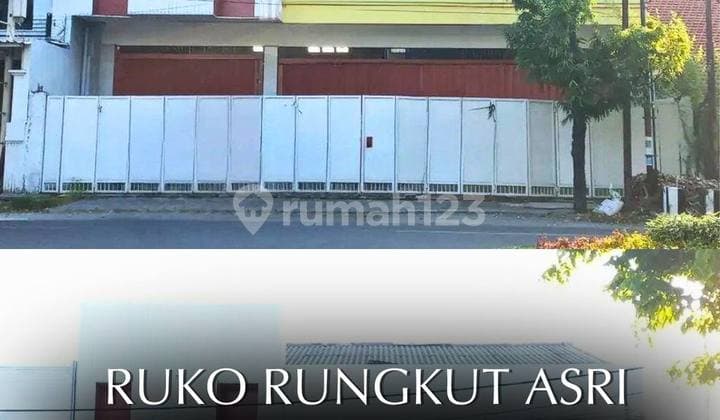 Disewakan Ruko Siap Pakai, Terawat dan Strategis di Rungkut Asri Surabaya