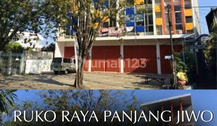 For Sale/Rent New 3.5-Story Shop House on Raya Panjang Jiwo Street, Surabaya