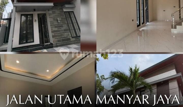 Rumah Gress Kotak di Jln Utama Manyar Jaya V/55 Surabaya