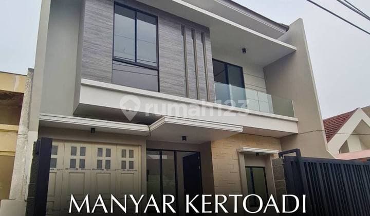 Rumah Manyar Kertoadi Bangunan Baru Gress Surabaya