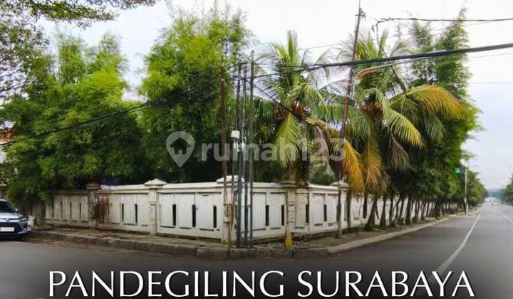 Dijual Rumah Hitung Tanah Jl. Pandegiling Pusat Kota Surabaya Dekat Raya Darmo