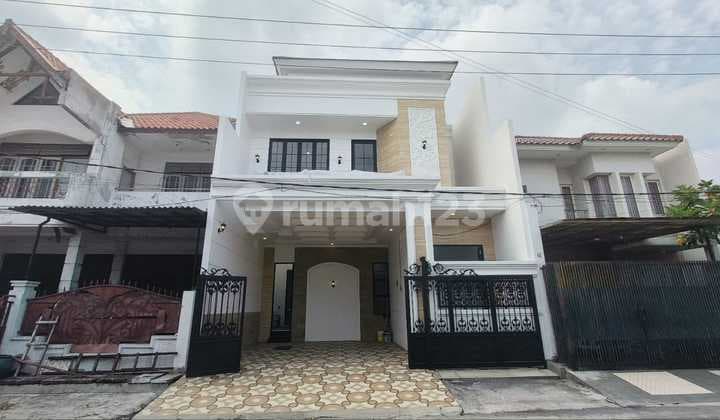 Dijual Rumah Babatan Pantai Surabaya Timur Semi Klasik Dekat Galaxy Mall