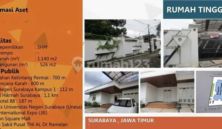For Sale New Ketintang House Surabaya Good Strong Below Appraisal & NJOP