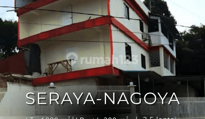 RUMAH 3.5 LANTAI BONUS LAHAN 1000 M² DI TEPI JALAN UTAMA NAGOYA!