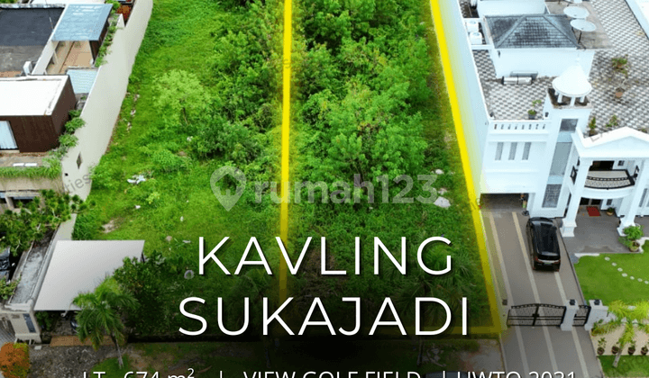 Kavling Eksklusif dengan View Golf di Kawasan Elit Sukajadi!