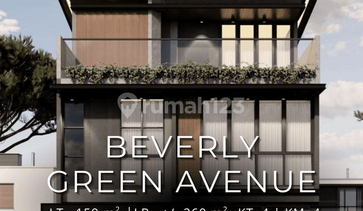 RUMAH BARU 3 LANTAI HOOK VIEW LAUT, FULL INTERIOR!