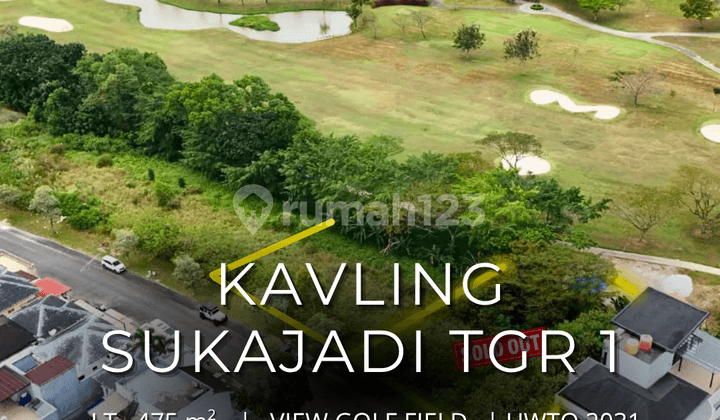 Kavling Premium dengan View Lapangan Golf di Cluster Tgr1 Sukajadi!