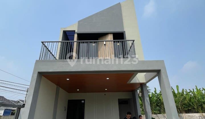 Rumah 2 Lantai Di Meruyung Depok Gaya Jepang Modern Dekat Tol