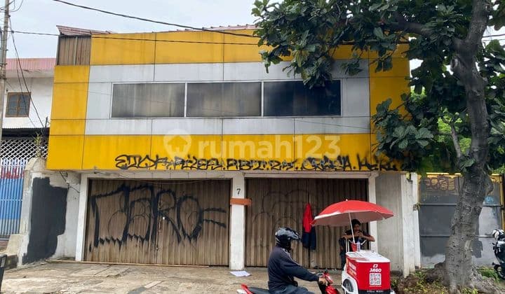 Jual Cepat Tempat usaha Pinggir jalan Kemanggisan Utama Raya Lt1912m2 Samping SPBU SHELL Palmerah Jakarta Barat Bawah harga Pasar