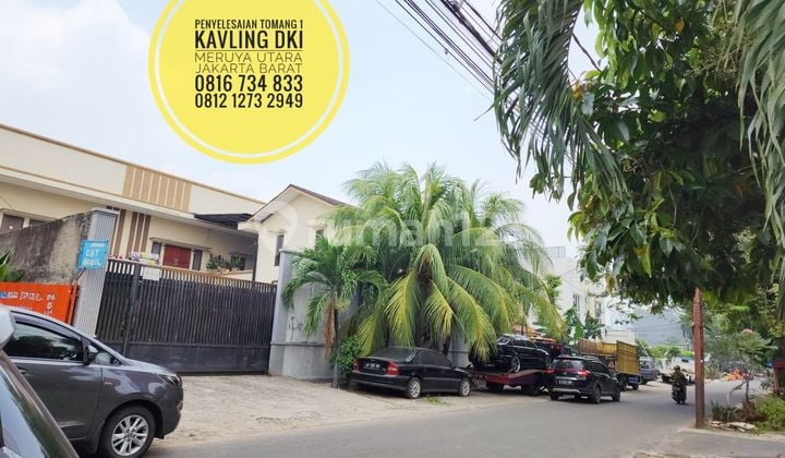TerMurah Rumah Kantor Kavling DKI Meruya Utara Lt493m2 Penyelesaian Tomang Dekat Puri Indah Jakarta Barat