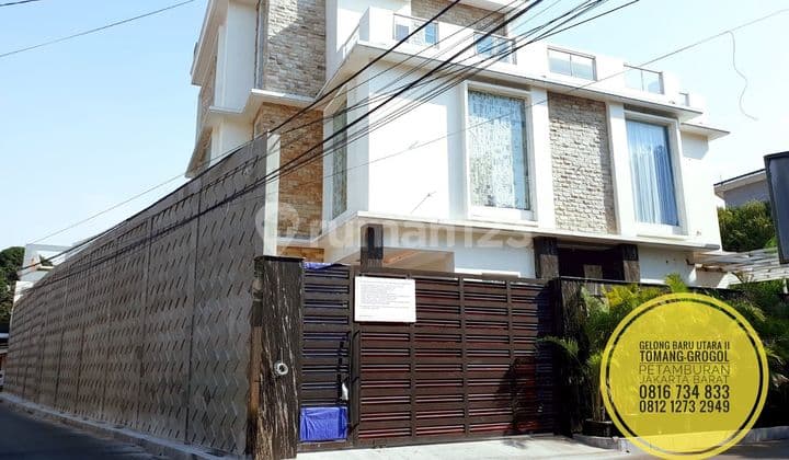 Rumah Murah Gelong Baru Utara Lt610m2 dekat Mall Taman Anggrek Tomang Grogol Petamburan Jakarta Barat