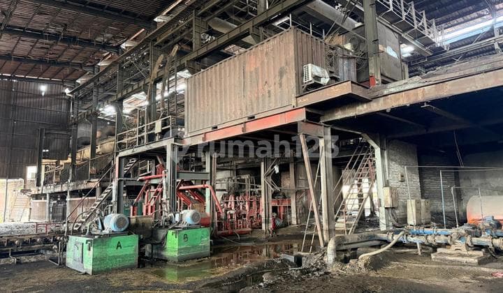 For Quick Sale: Iron & Steel Smelting Plant in Benua Permai Lestari Industrial Area, Land Size 40,158 M2, Cisereh, Tigaraksa, Tangerang