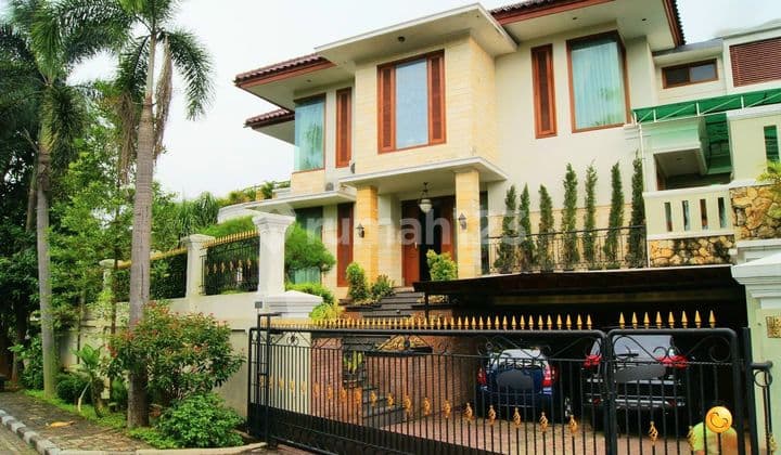Rumah Tropical Modern Dkt Lebak Bulus, Asri, Nyaman, Harga Nego