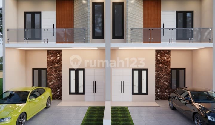 Town House Full Red Brick in Jatibening Bekasi 24-Hour Security Near Toll Access