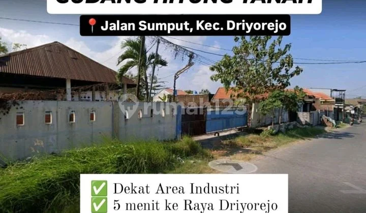 Tanah Bonus Bangunan Driyorejo Gresik Lebar 80M2 Sudah SHM Dekat Surabaya Tanah Bonus Bangunan Driyorejo Gresik Lebar 80M2 Sudah SHM Dekat Surabaya