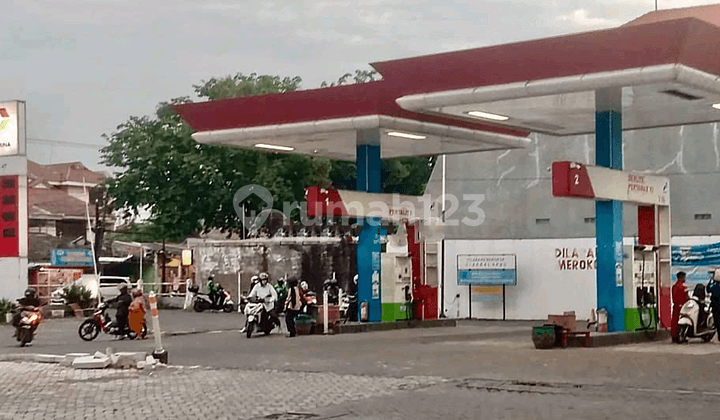 Dijual Tanah Merr Surabaya Ada Bangunan Spbu Pom Bensin