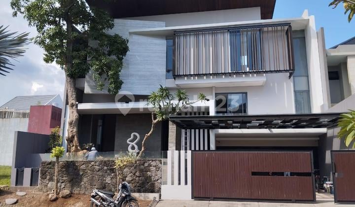 Rumah Furnish Mewah Citraland Raffles Garden Lantai Marmer Harga Nego Surabaya Barat