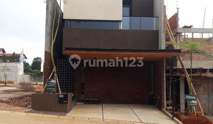Rumah Minimalis Tropical Modern Dalam Cluster Besar Di Pondok Cabe Cinangka