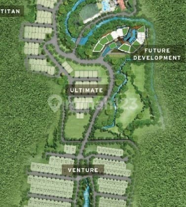 TANAH KAVLING DIJUAL CLUSTER ULTIMATE SERENIA HILLS LEBAK BULUS