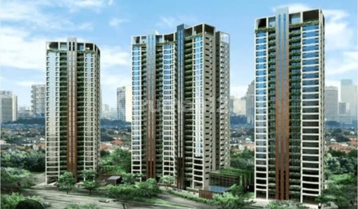 1 Park Residence Queen Tower @ Gandaria 2br 2bath Furnished Bagus