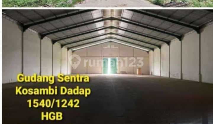 Dijual Gudang Sentra Kosambi Dadap, Kawasan Khusus Pergudangan Kabupaten Tangerang