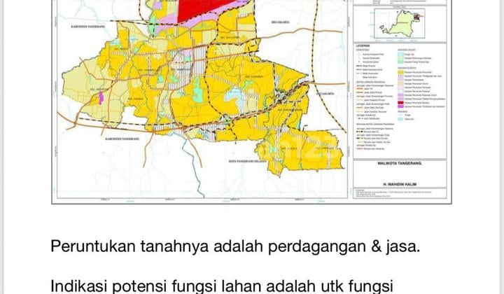 Dijual 2 Kavling/tanah Di Jl. Husein Sastranegara, Tangerang (5 Menit Dari Bandara Soekarno Hatta)