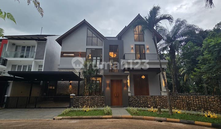 Rumah Kuldesak Design Balinese Resort Full Marmer Di Puspita Loka Bsd