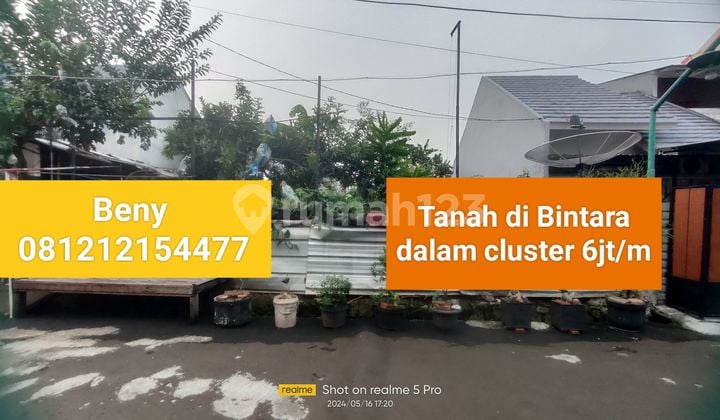 Tanah strategis di Dalam cluster di Bintara SHM