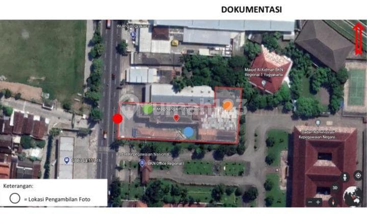 Jual Nego Tanah SHM Pinggir Jalan Magelang Utara Terminal Jombor